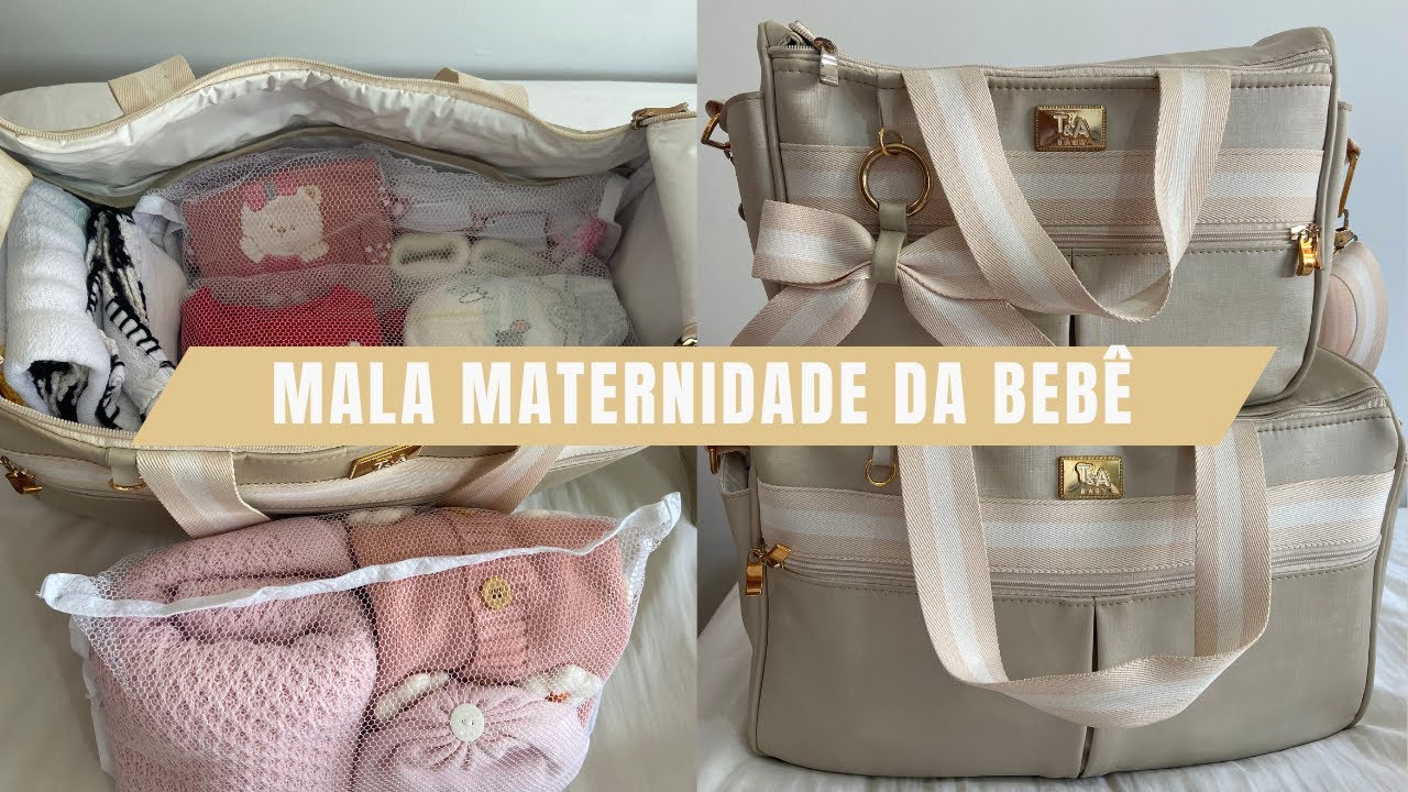 ARRUMANDO A MALA MATERNIDADE DA BEBÊ