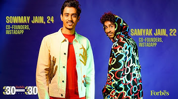 Push from govt can make India leader of blockchain development:Sowmay, Samyak Jain |30 Under 30 2022