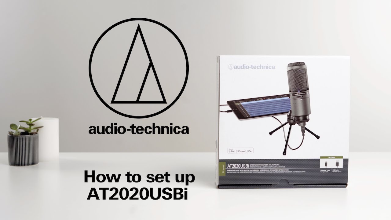 How To Set Up The At2020usbi Microphone Record Straight To Your Ipad And Iphone Youtube