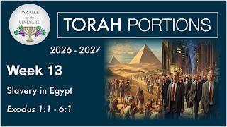 Torah Portion Week 13 - Exodus 1:1 - 6:1 (Return to Egypt)  2026 - 2027