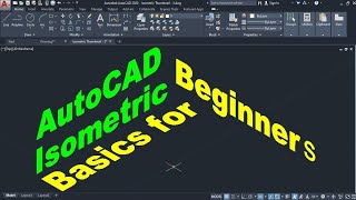 AutoCAD Isometric Drawing Basics Tutorial for Beginners