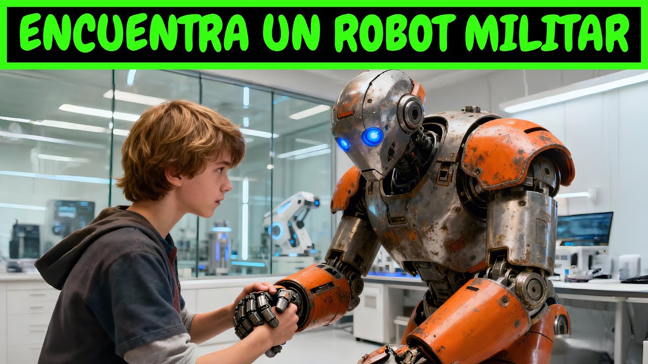 Chico Encuentra un Robot Militar Perdido y Ahora el Ejército Lo Persigue