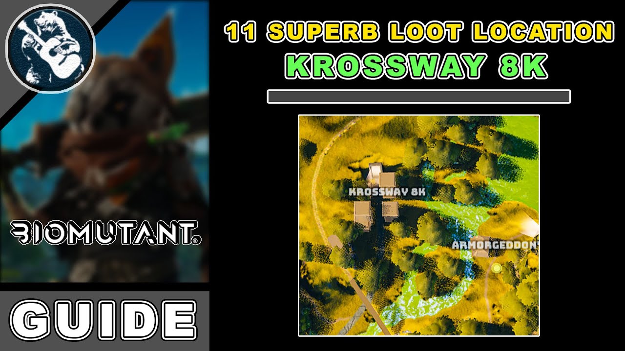 Area Objectives: Krossway 8K 11 Superb Loot Location in Biomutant Items