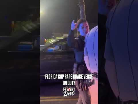 Caught on camera Florida Police officer hits the beat mid-shift 😭#FrontlineTV