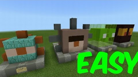 How to build Guardian, Elder guardian, Slime, Magma cube Mini Statue in Minecraft. FLEPPY PLAYZZZ
