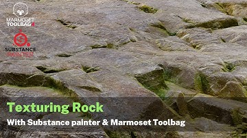 Rock Texturing and Rendering in Substance Painter and Marmoset Toolbag