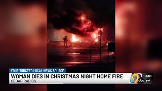 Woman killed in Cedar Rapids house fire on Christmas identified