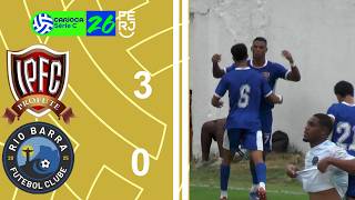 CARIOCA SÉRIE C - TAÇA WALDIR AMARAL - 1ª RODADA - ITABORAÍ PROFUTE 3X0 RIO BARRA