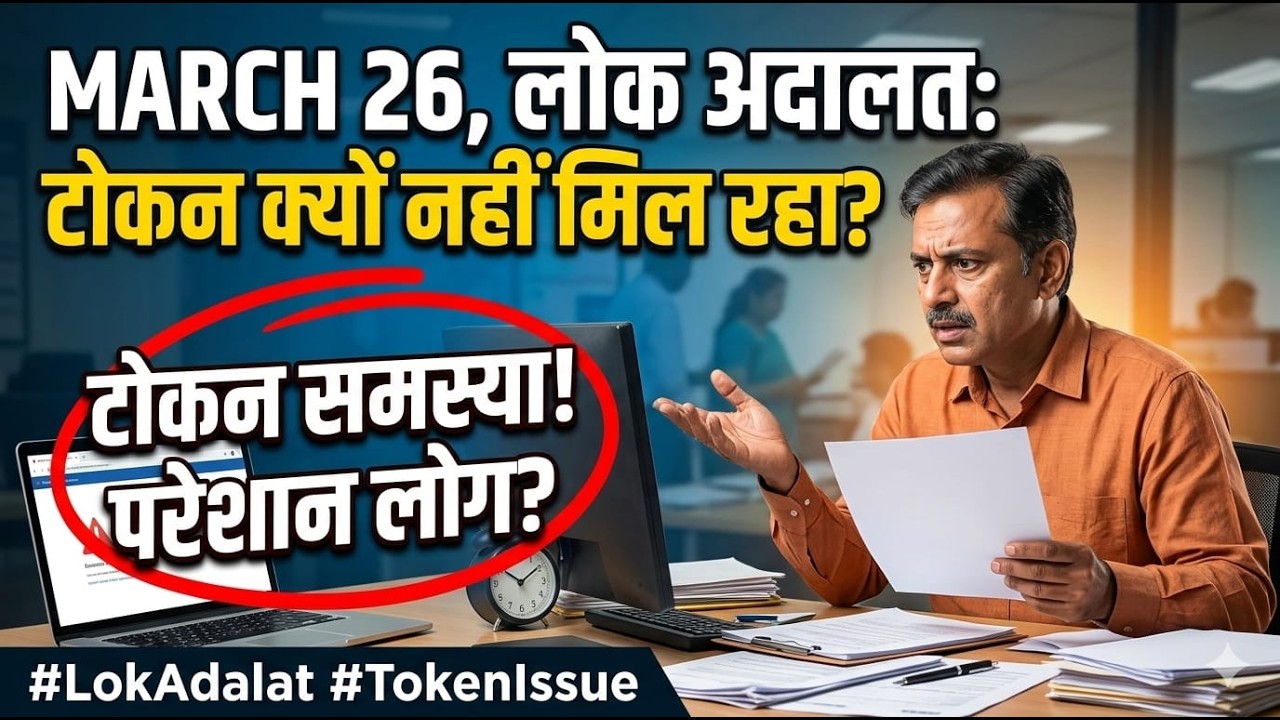 दिल्ली लोक अदालत टोकन क्यों नहीं मिल रहा? जानिए असली वजह #lokadalat2026 #lokadalat