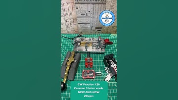 Morse Code Practice WR2b Word Recognition NEW-OLD-NOW 20wpm