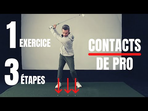 Ayez des contacts de pro au golf grâce à cet exercice simple!!