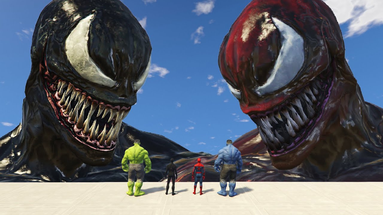 Venom Team vs Hulk Team & Spiderman Team | Epic Superheroes Battle ...