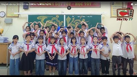 Tổng kết năm học 2024-2025 lớp 3B❤Dâu Tây❤Dâu Tây TV
