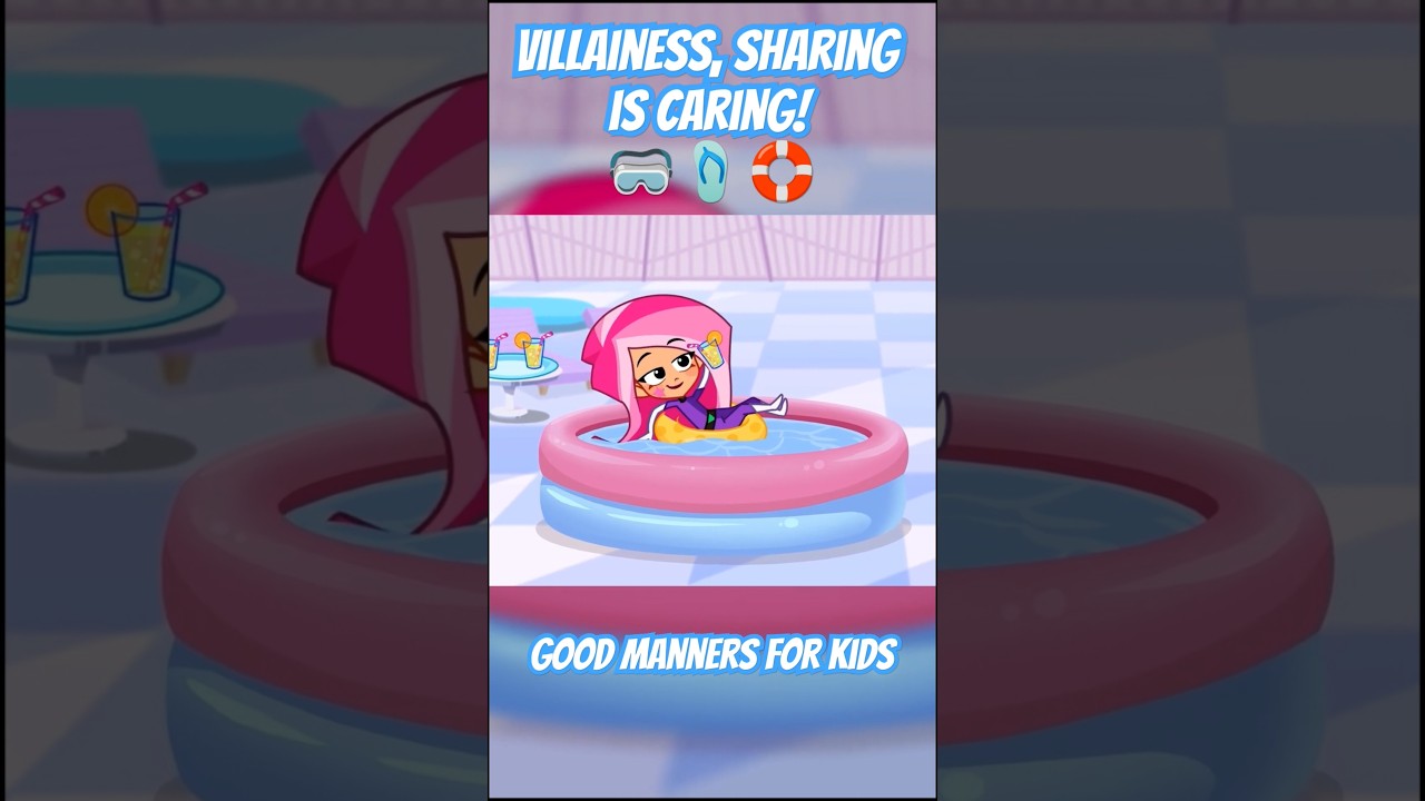 Sharing is Caring! 🤗 Good vs Bad Manners at the Swimming Pool 