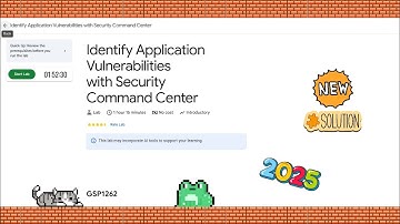 Identify Application Vulnerabilities with Security Command Center #GSP1262 #qwiklabs #arcade #gcp 🚀