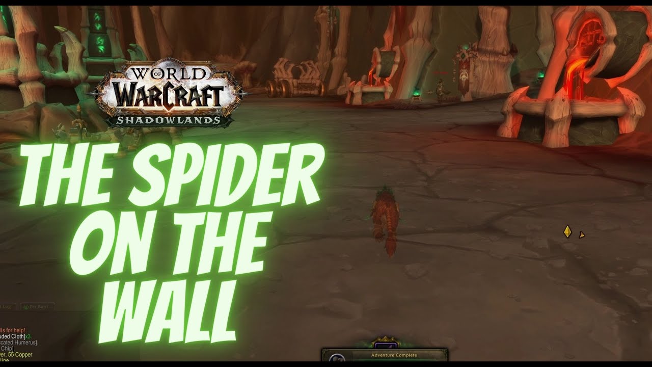 The Spider on the Wall World Quest WoW - Shadowlands - YouTube
