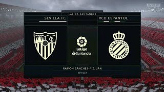 ⚽️ Sevilla vs Espanyol  ⚽️ | La Liga (16/02/2020) | Fifa 20