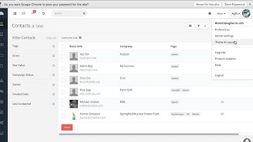 Agile CRM : Contact Management