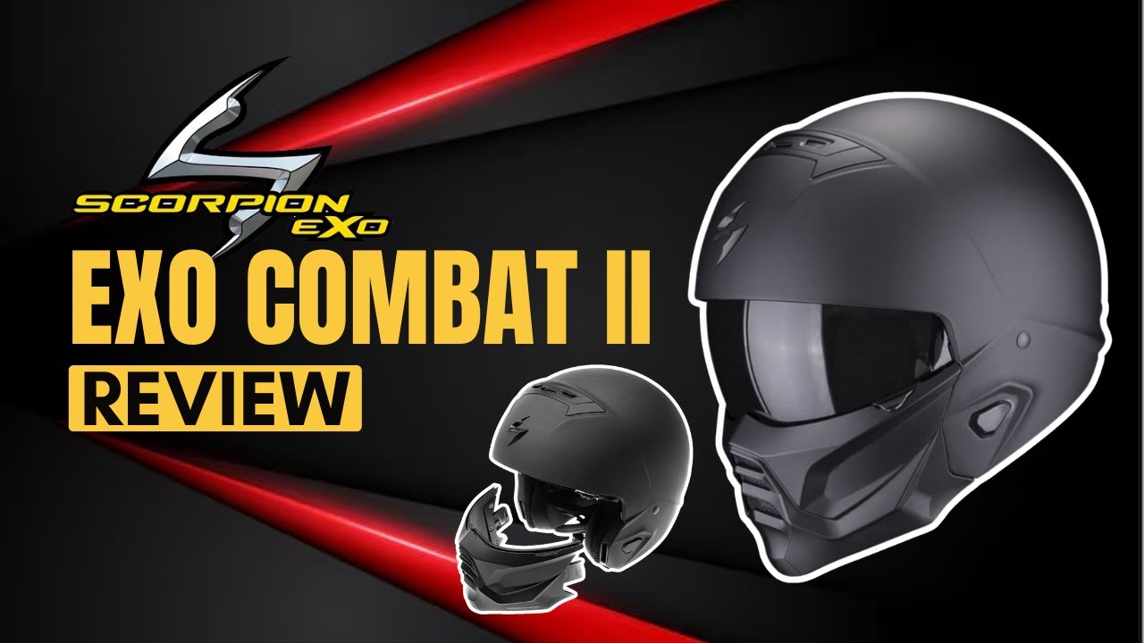 SCORPION EXO COMBAT II | HELMET REVIEW | HELMET UNTUK CAFE RACER