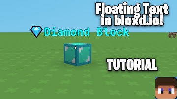 How to make floating text in bloxd.io! (TUTORIAL)