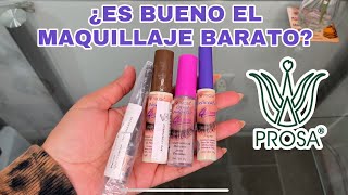 Probando Mascara de pestañas y delineadores Prosa