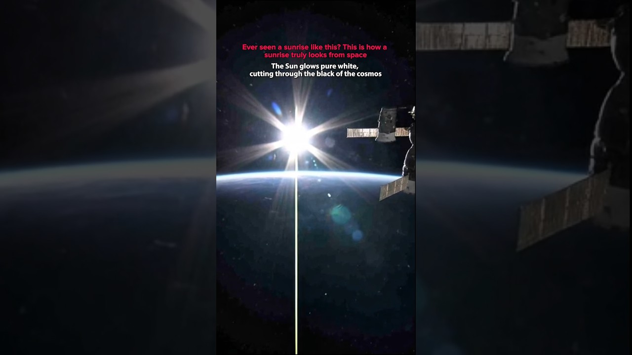 Ever Seen A Sunrise Like This From Space?