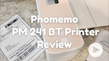 Phomemo PM 241 BT Bluetooth Thermal Printer Demo Review - Watch Before You Buy!