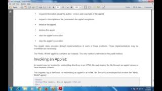 Chapter-34 Java Applet Basics (Even Handling) Wealth