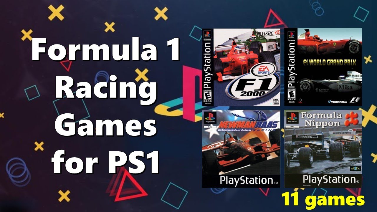 TOP 11 Formula 1 Racing Games for Playstation 1