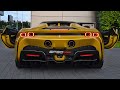 2022 Ferrari SF90 Spider SOUND, ROOF & START UP