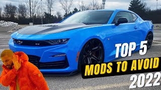 5 MODS TO AVOID on Your 2019-2022 Chevy Camaro SS 1LE