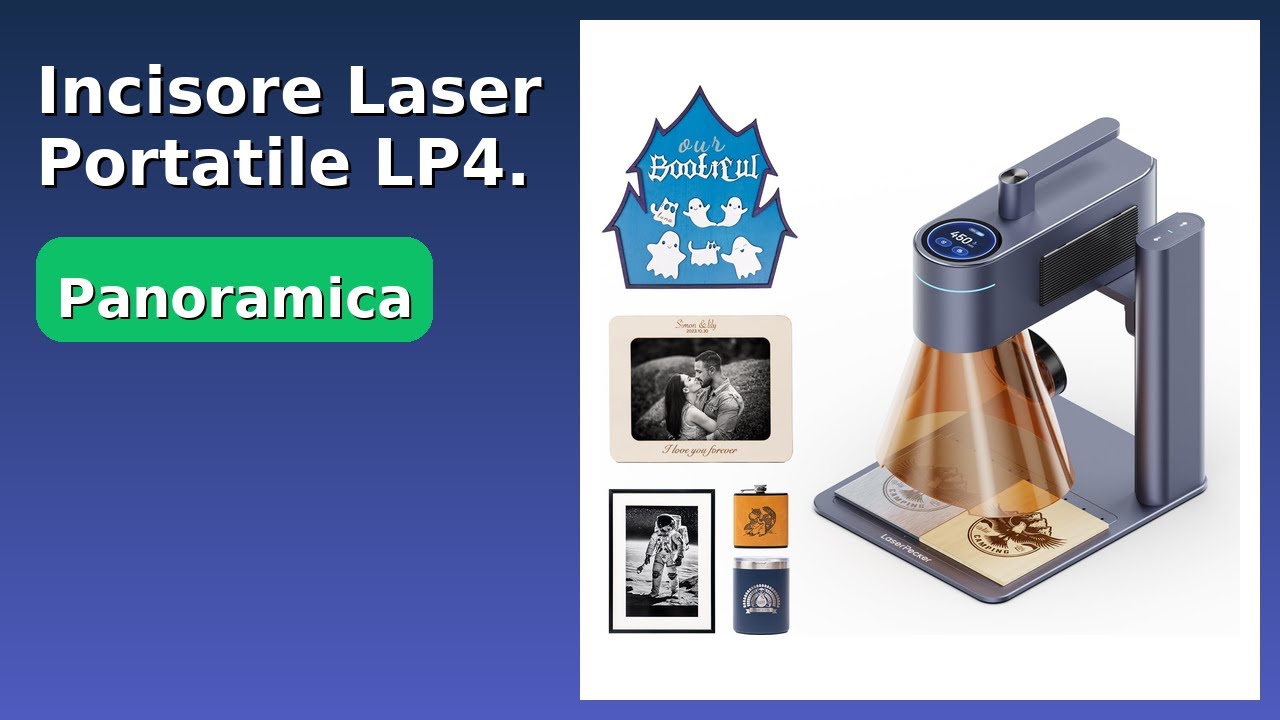 RECENSIONE (2025) : Incisore Laser Portatile LP4. DETTAGLI ESSENZIALI