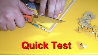 China Spyderco Military - Test VS Yellow Pages