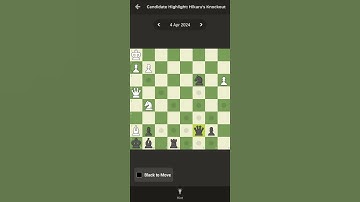 chess.com daily puzzle 4/4/2024 #queensac #backrank #checkmate #gothamchess #candidates2024
