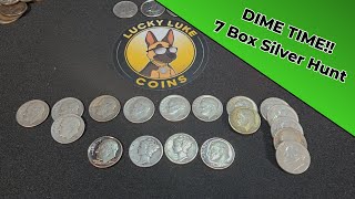Huge Seven Box Dime Hunt! Record Silver Find!!