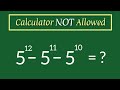 A Nice Maths Olympiad Problem | No Calculator Allowed 🛑