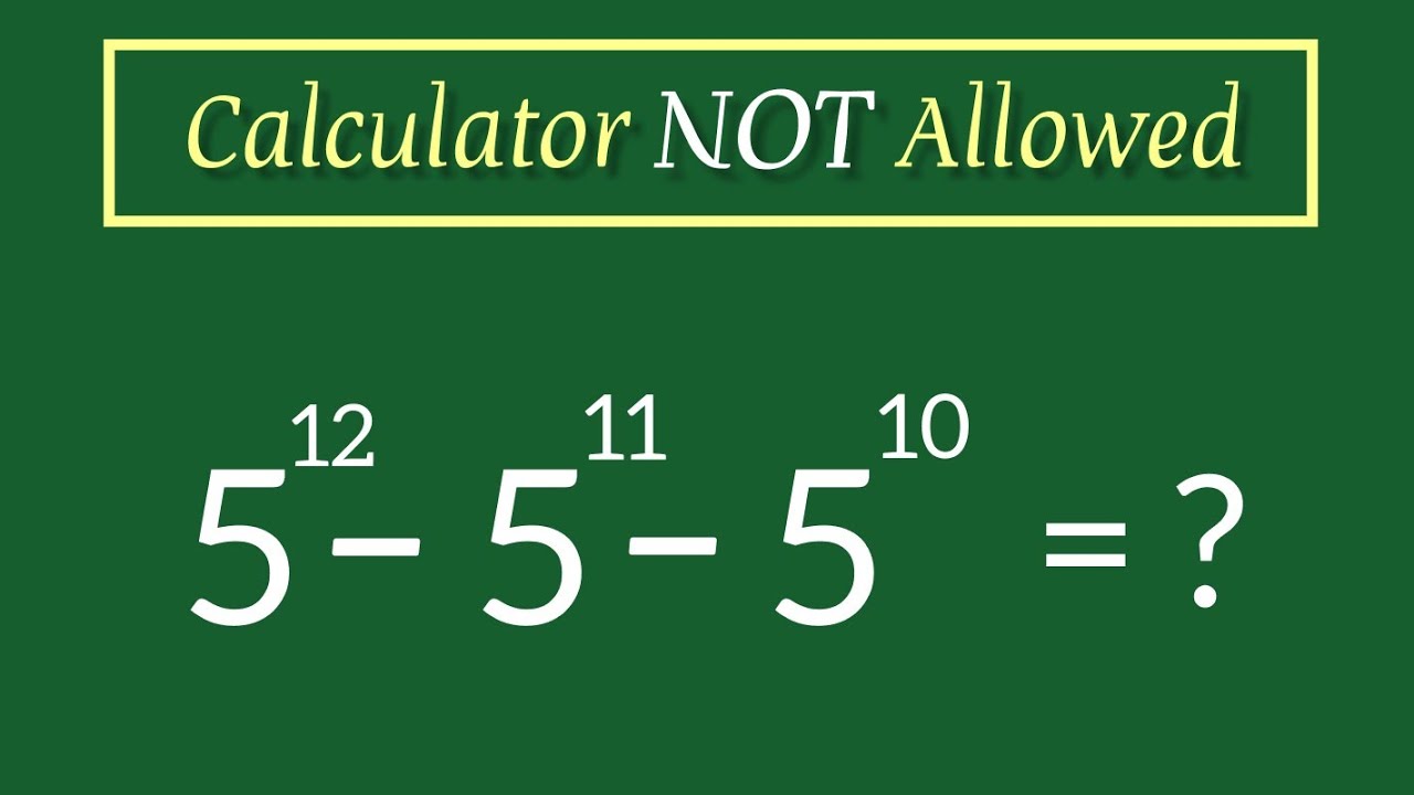 A Nice Maths Olympiad Problem | No Calculator Allowed 🛑 - YouTube