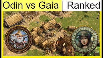 Odin vs Gaia | 1v1 Ranked | Age of Mythology