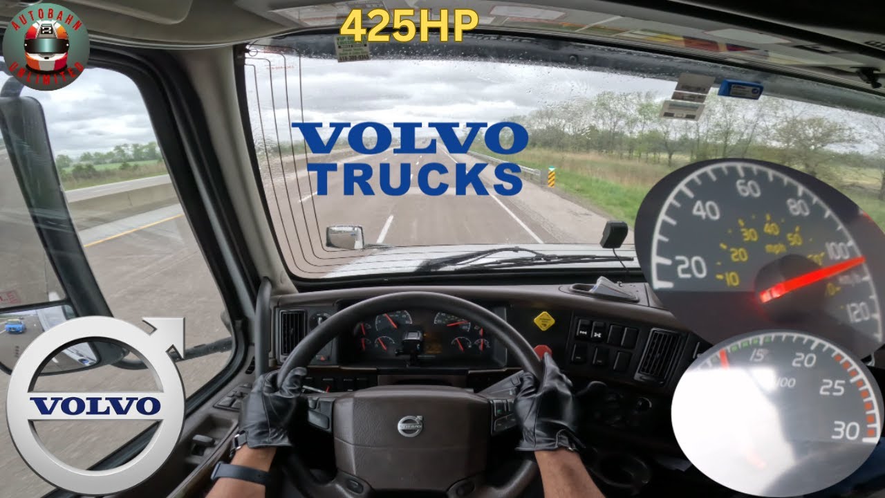 Volvo Truck VNL670 || 425HP || TOP SPEED on canadian Autobahn