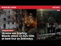 News recap: Ukraine war briefing: missile attack on kyiv kills at least four as zelenskyy pushes ...