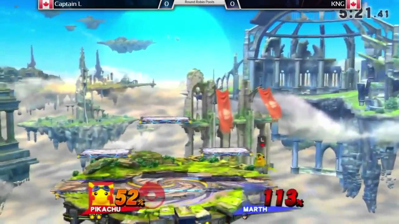 C-LAN 2015 - Captain L (Pikachu) vs. KNG (Marth) - SSB4 Pools