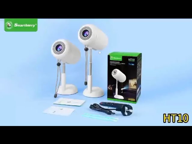 Smartbarry Ht10 Smart Gimbal Projector |Android 11 | Hd 720p |Portable