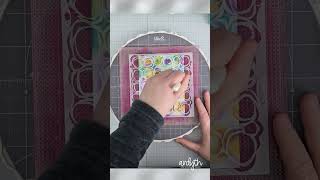 Stenciled Birthday Wishes