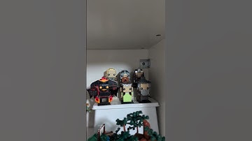 LOTR brickheadz displayed.(finally) #lego #ikea #lordoftherings