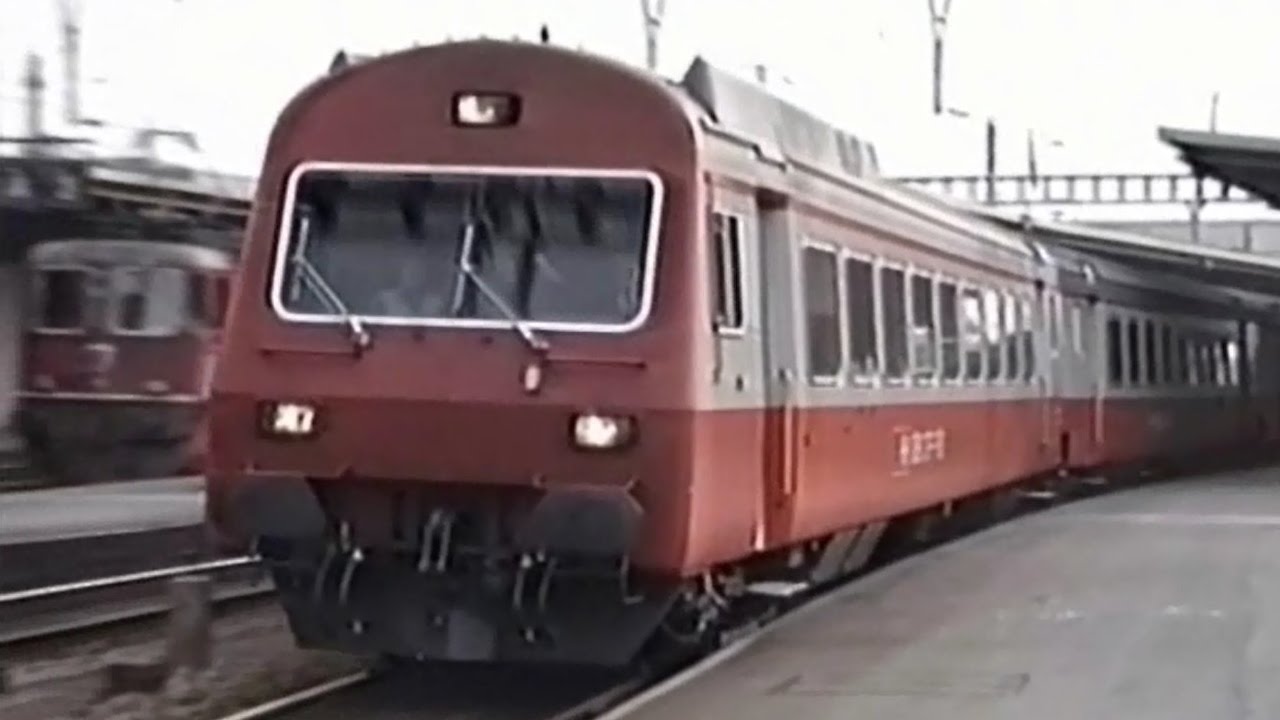 Trains CFF - SBB Züge - Gare/Bahnhof Genève/Genf Cornavin - 1992 (1/3)