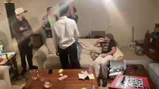 Stutter = get hit with water jug