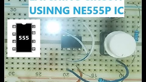 Latching Circuit NE555p IC Push ON-Push OFF button