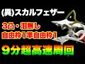 【ヘブバン】異時層スカルフェザー『自由枠①/準自由枠①/3凸無し/夢の泪無し』9分超高速周回例【ヘブンバーンズレッド】【heaven burns red】