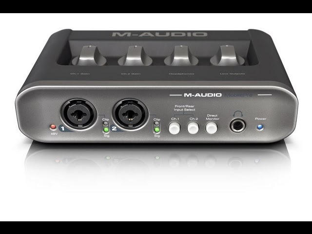 M-Audio MobilePre USB Carte son, Interface audio