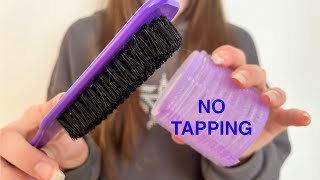 ASMR Curling your hair with Velcro rollers | lo-fi | hair brushing | toy hairdryer | no talking